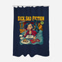Sick Sad Fiction-none polyester shower curtain-DonovanAlex