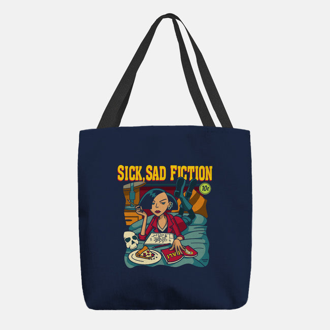 Sick Sad Fiction-none basic tote-DonovanAlex