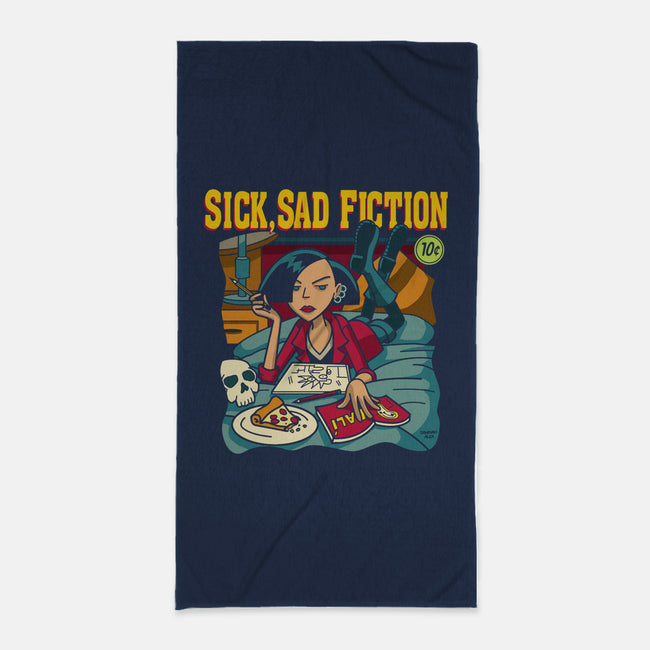 Sick Sad Fiction-none beach towel-DonovanAlex