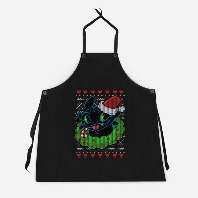 Silent Night Fury-unisex kitchen apron-Bamboota