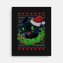 Silent Night Fury-none stretched canvas-Bamboota