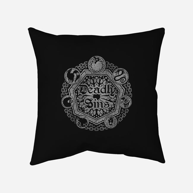 Sins Shield-none removable cover throw pillow-Andriu