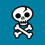 Skull and Crossbones-none beach towel-wotto