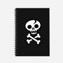 Skull and Crossbones-none dot grid notebook-wotto
