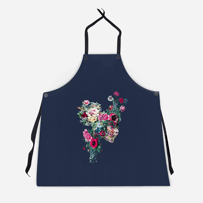 SKULL VII-unisex kitchen apron-RizaPeker