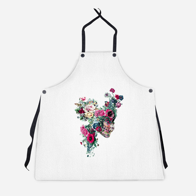 SKULL VII-unisex kitchen apron-RizaPeker