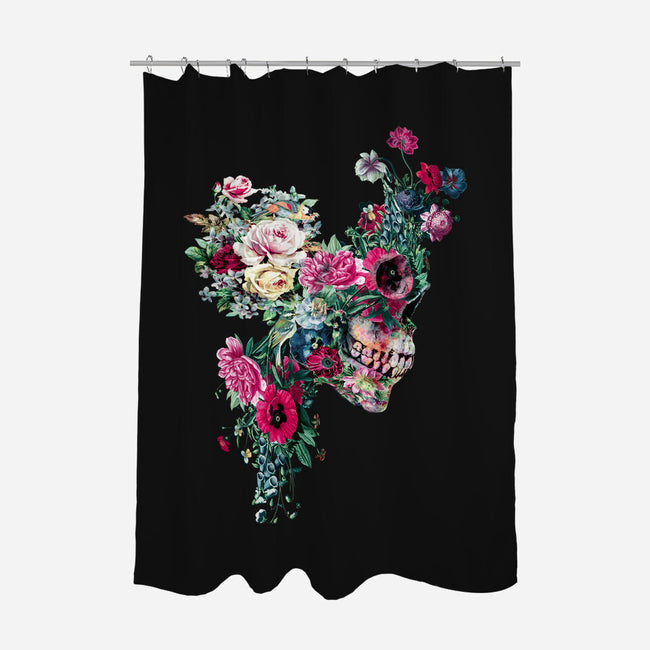SKULL VII-none polyester shower curtain-RizaPeker