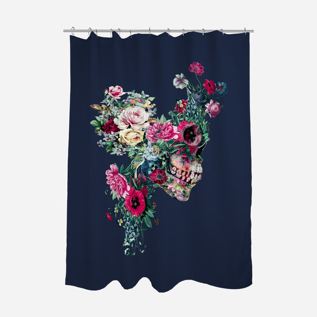SKULL VII-none polyester shower curtain-RizaPeker