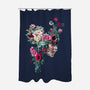 SKULL VII-none polyester shower curtain-RizaPeker