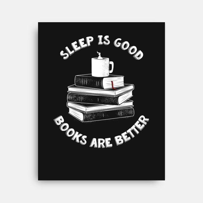 Sleep is Good-none stretched canvas-ducfrench