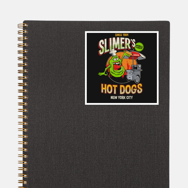 Slimer's Hot Dogs-none glossy sticker-RBucchioni