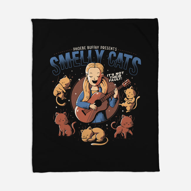 Smelly Cats-none fleece blanket-eduely