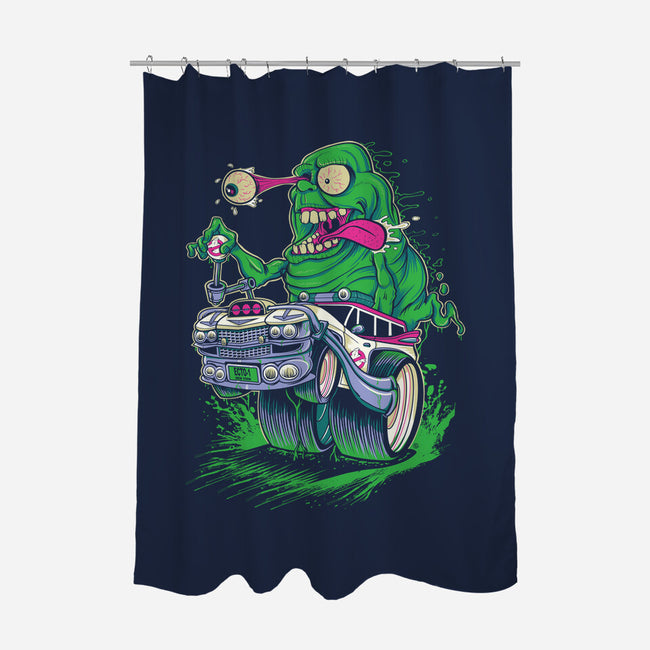 SNOT FINK-none polyester shower curtain-FernandoSala