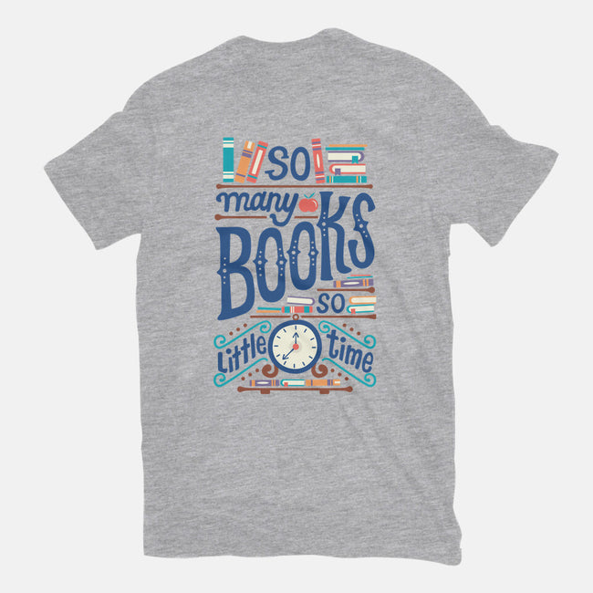 So Many Books-unisex basic tee-risarodil