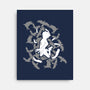 Soaring Crow-none stretched canvas-TerminalNerd
