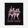Solid Gold-none fleece blanket-Diana Roberts