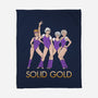 Solid Gold-none fleece blanket-Diana Roberts