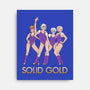 Solid Gold-none stretched canvas-Diana Roberts