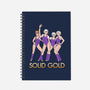 Solid Gold-none dot grid notebook-Diana Roberts