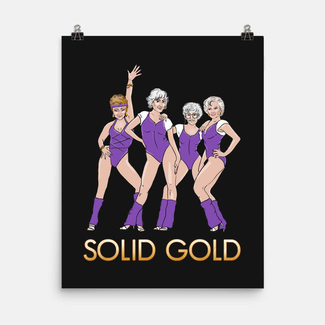 Solid Gold-none matte poster-Diana Roberts