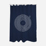 Soundscape-none polyester shower curtain-Gamma-Ray