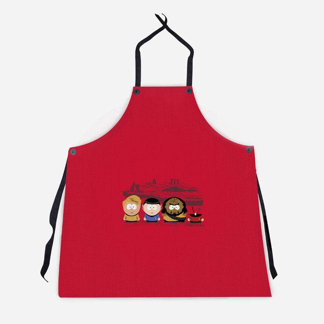 South Trek-unisex kitchen apron-Beware_1984
