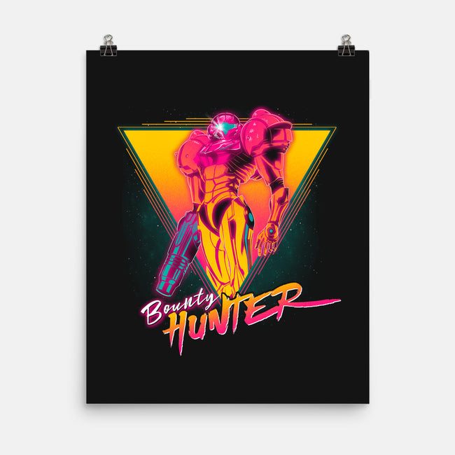 Space Bounty Hunter-none matte poster-ddjvigo