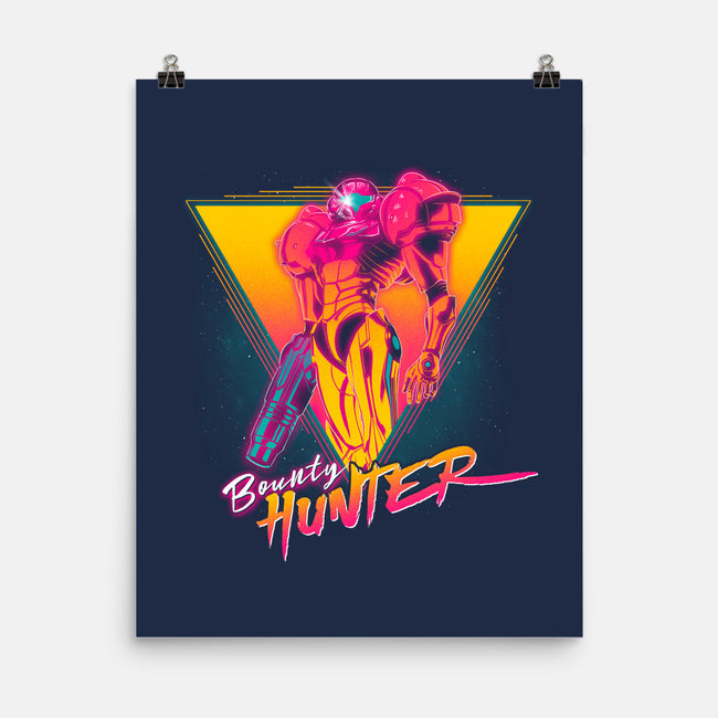 Space Bounty Hunter-none matte poster-ddjvigo