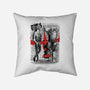 Space Bounty Hunters-none removable cover w insert throw pillow-DrMonekers