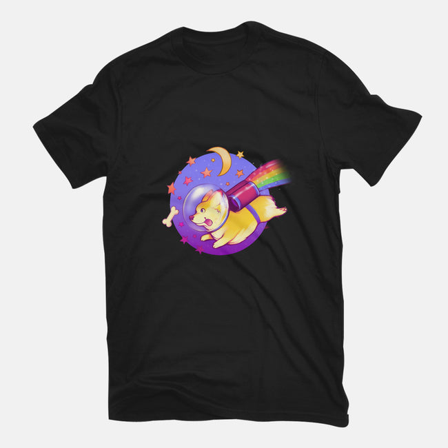 Space Corgi-mens heavyweight tee-MeganLara