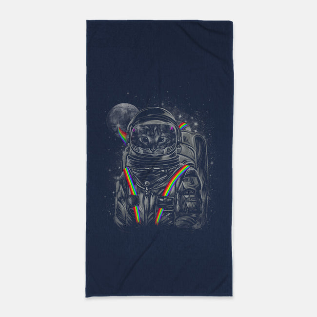 Space Mission-none beach towel-dandingeroz