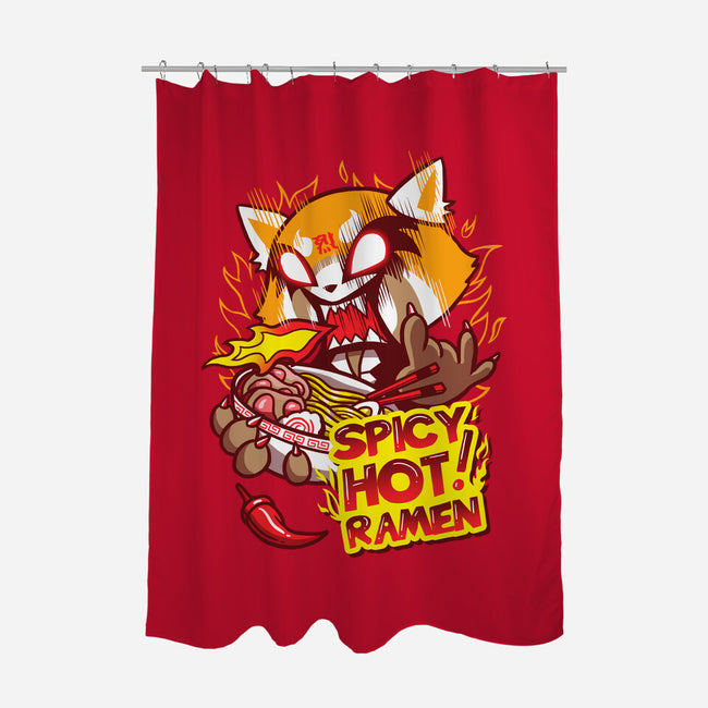 Spicy Comfort Food-none polyester shower curtain-vp021
