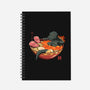 Spicy Lava Ramen King-none dot grid notebook-vp021