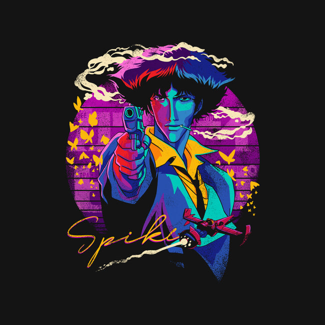 Spike the Space Cowboy-womens off shoulder sweatshirt-zerobriant