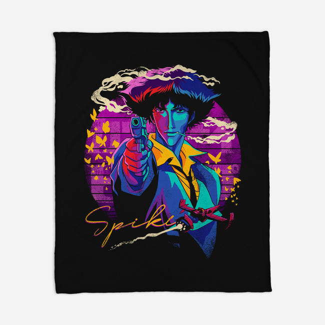 Spike the Space Cowboy-none fleece blanket-zerobriant