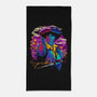 Spike the Space Cowboy-none beach towel-zerobriant