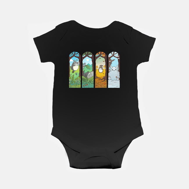 Spirit of the Seasons-baby basic onesie-queenmob