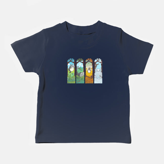 Spirit of the Seasons-baby basic tee-queenmob