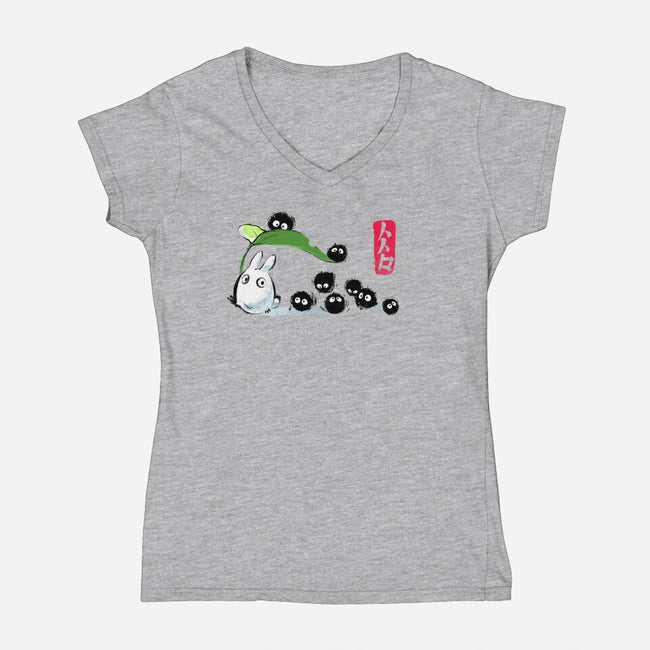 Spirited Ink-womens v-neck tee-BlancaVidal