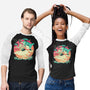Spirited Race-unisex baseball tee-El Black Bat
