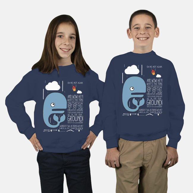 Splat!-youth crew neck sweatshirt-maped