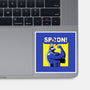 Spoon!-none glossy sticker-mattsinorart