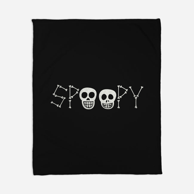 Spoopy-none fleece blanket-Beware_1984