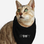 Spoopy-cat bandana pet collar-Beware_1984