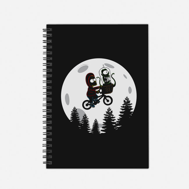 Springfield Moon-none dot grid notebook-Melonseta