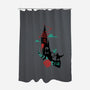 Stand and Be True-none polyester shower curtain-Beware_1984