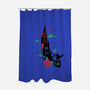 Stand and Be True-none polyester shower curtain-Beware_1984