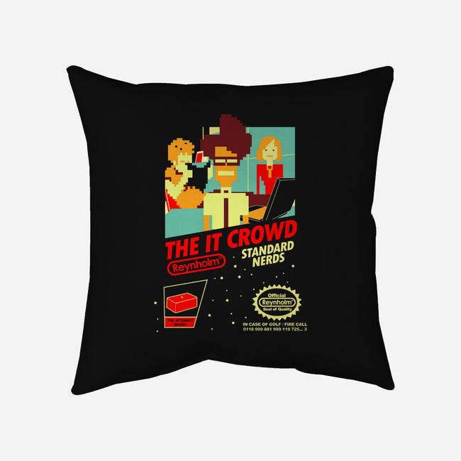 Standard Nerds-none removable cover throw pillow-TomTrager