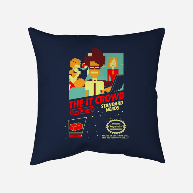 Standard Nerds-none removable cover throw pillow-TomTrager