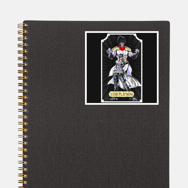 Star Platinum-none glossy sticker-Coinbox Tees